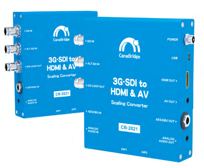 3G-SDI to HDMI&AV 转换器 CB-2021 &nbsp;CANARE
